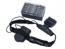 2 LED Headband Illuminating Magnifier with 5 Lenses